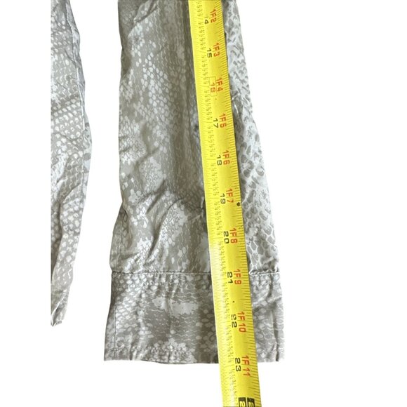 Simply Vera Vera Wang M Animal Print Jacket Gray - Picture 14 of 14